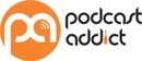 Logo and Link to Red to Green on Podcast Addict